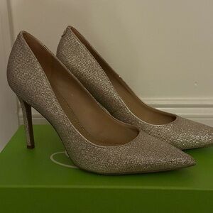 Sam Edelman Glittering Silver Heels